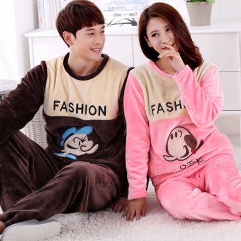 áo nữ đồ bộ pyjama Đầm Ngủ Pijama Quyến Rũ Cho Cặp Đôi Đồ ngủ đôi đồ mặc nhà thu đông lụa cặp đôi cao cấp nam