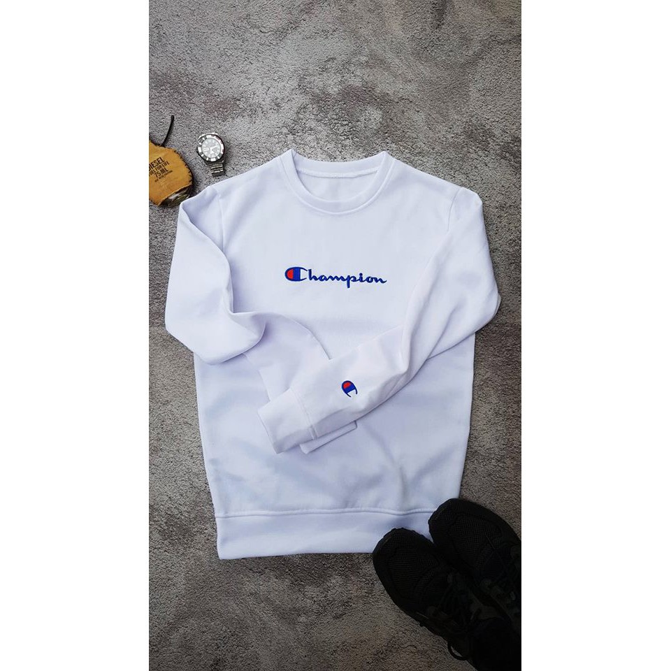 ÁO SWEATER CHAM.PI.ON CAO CẤP vải nỉ bông