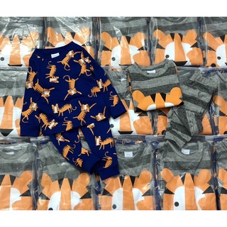 Set 2 bộ cotton dày tay hổ Next