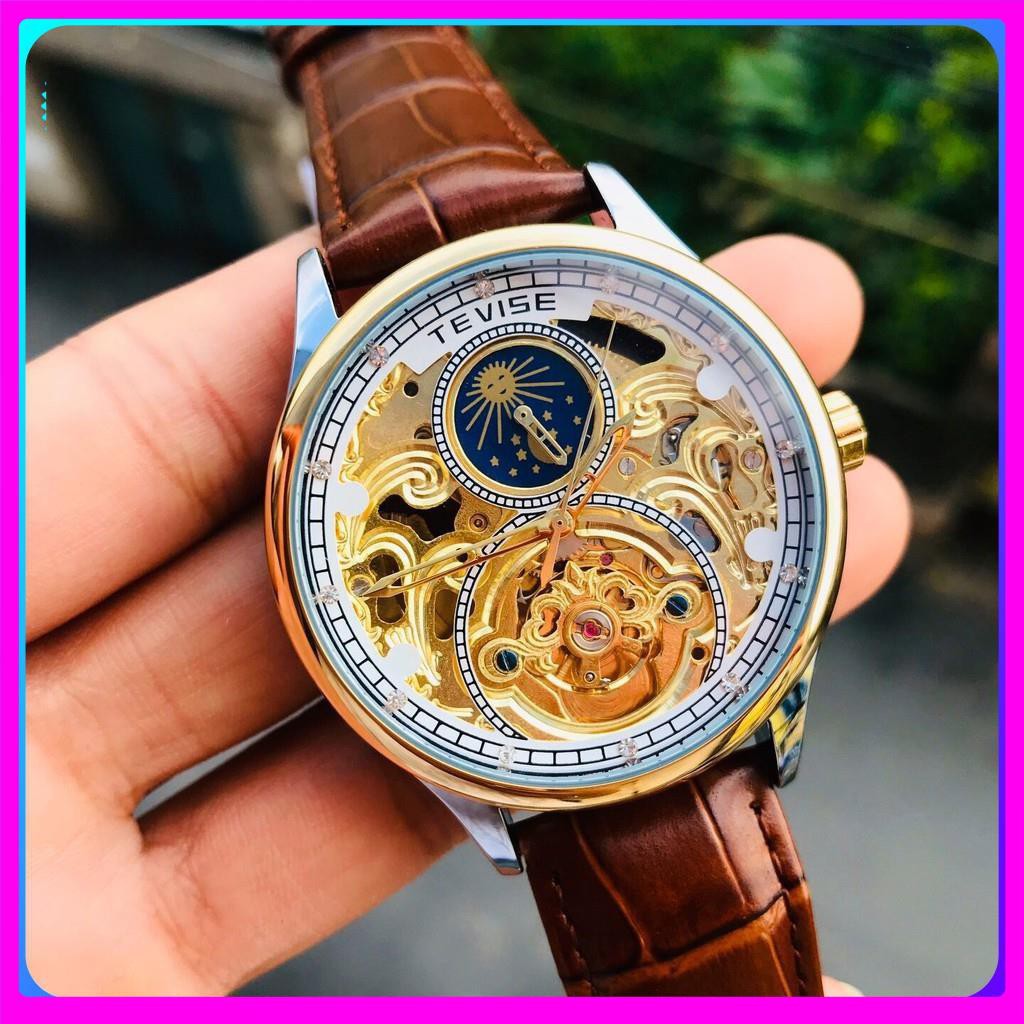 Đồng Hồ Nam Cơ Tự Động Chính Hãng TEVISE T2122 Dây Da Cao Cấp Đẳng Cấp | BigBuy360 - bigbuy360.vn