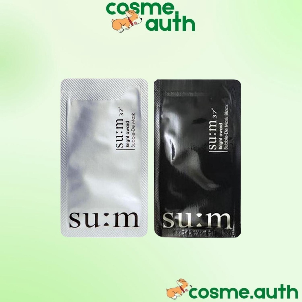 Mặt Nạ Thải Độc SU:M 37 - SUM 37 Bright Award Bubble-De Mask