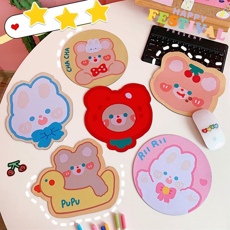 Miếng lót chuột chống trượt hình hoạt hình hoạ tiết dễ thương cute giá rẻ