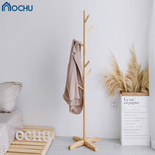 Cây móc treo quần áo đồ đa năng OCHU Kệ giá sào đứng gỗ lắp ráp STANDING HANGER Nội thất thông minh decor phòng ngủ