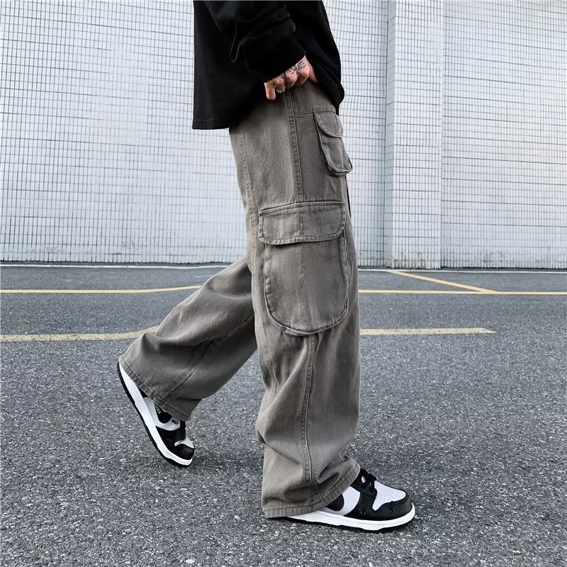 Quần Dài Ống Rộng Phong Cách Hip Hop Cá Tính Cho Nam