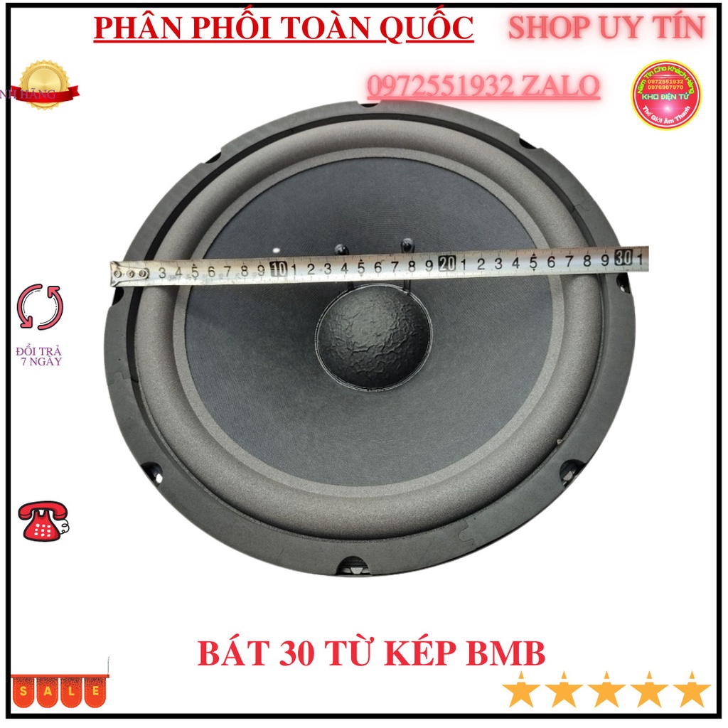 Loa bát 30 BM.B, loa bát 3 tấc nam châm kép côn 66 màng vải gân mút cao cấp lời hay -  giá 1 chiếc