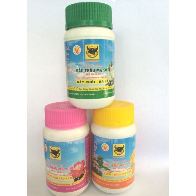 Combo bộ 3 NPK đầu Trâu 70k