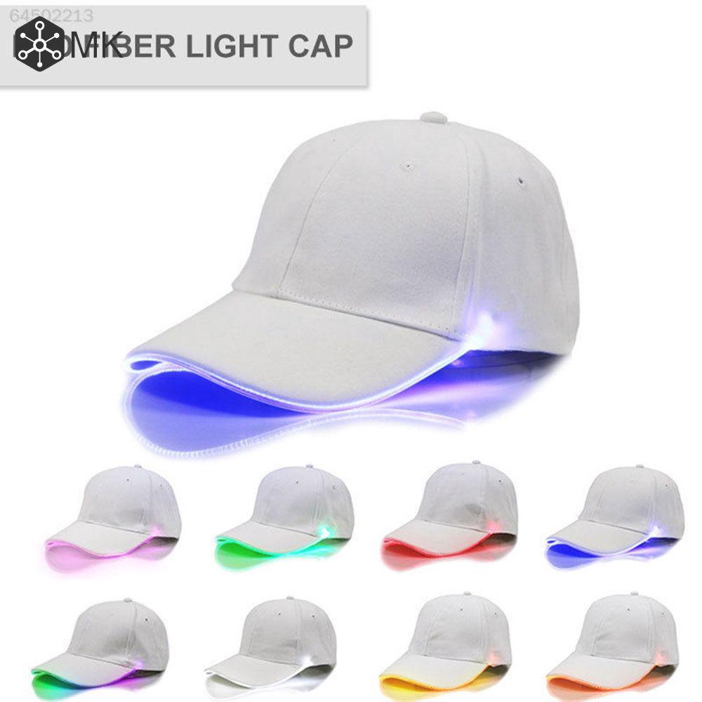 Mũ lưỡi trai có đèn LED phát sáng phong cách Hip Hop cho nam nữ