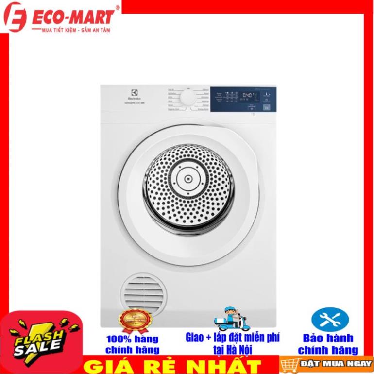 Máy sấy thông hơi  Electrolux EDS854J3WB 8.5 Kg model 2022 mới (miễn phí giao lắp tại hà nội)