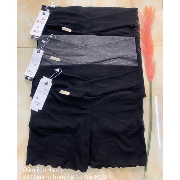 [SIZE 40-80KG] QUẦN ĐÙI BẦU CẠP CHÉO, THUN COTTON 4 CHIỀU, CO DÃN TỐT MÁT, CẠP CHÉO KHÔNG ĐỤNG TỚI BỤNG, VẢI KHÔNG XÙ