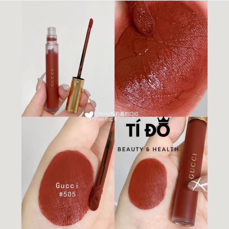 GUCCI -  Son Kem Lì Liquid Matte Lip Color Transfer Proof