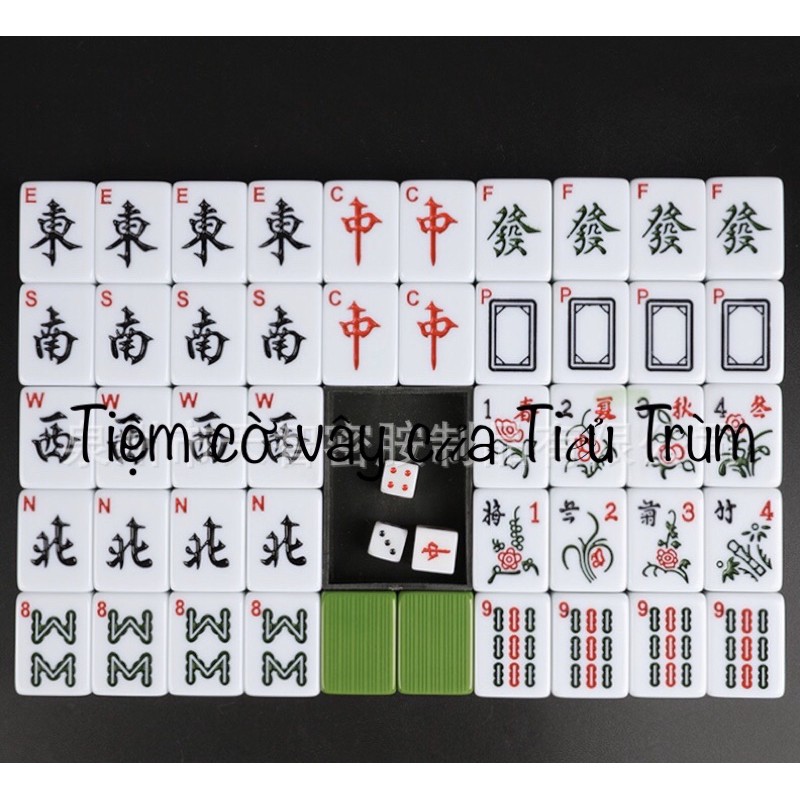 Mạt Chược Cao Cấp 144 Quân Size 30Mm Mahjong