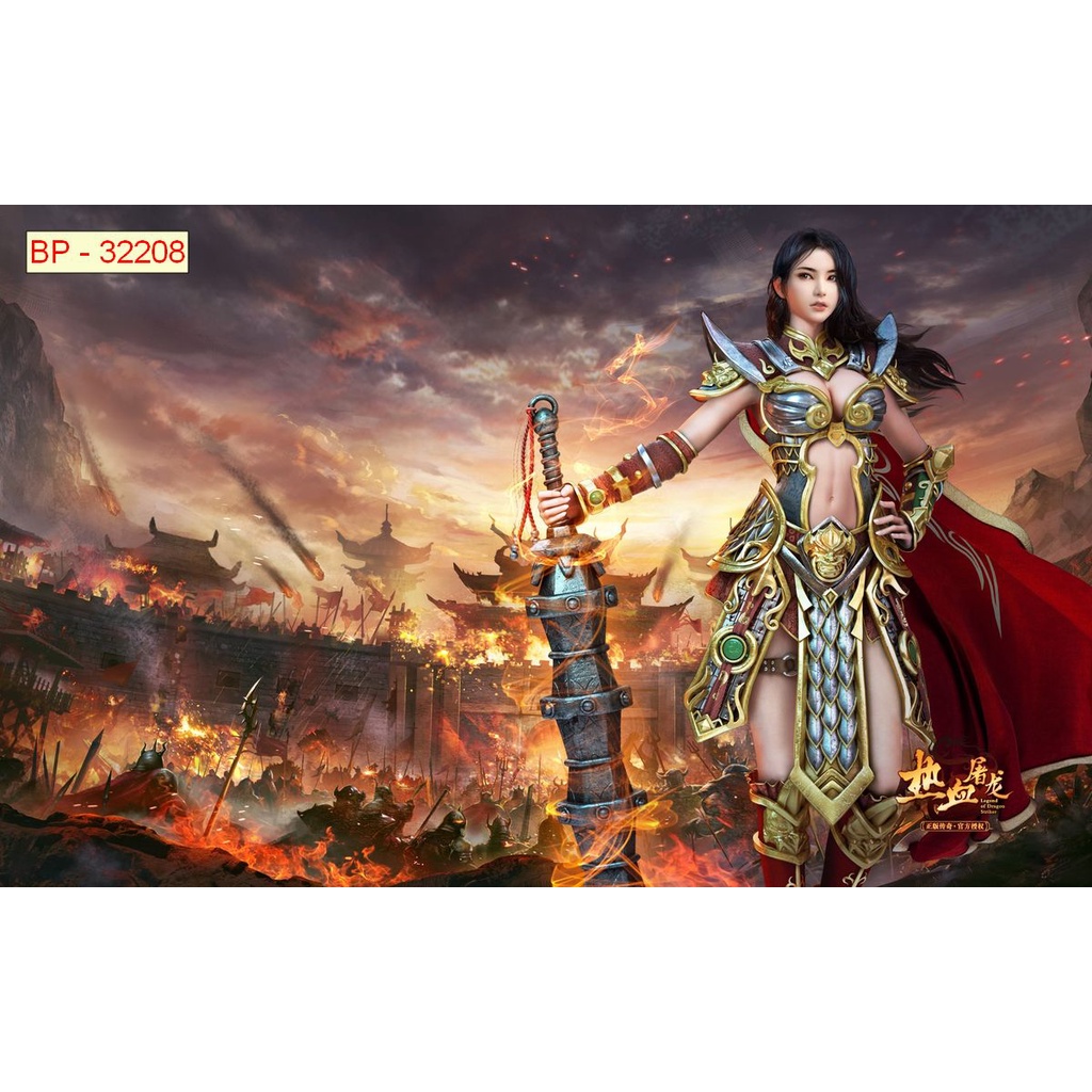 Tranh 3D Dán Tường Quán Internet, Quán Game Hót Nhất