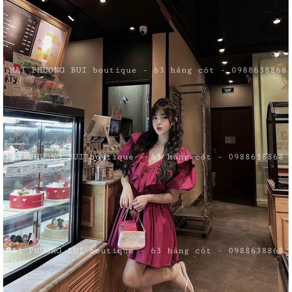 Váy Babydoll Nữ Dáng Suông Màu Trơn Chất Thô Đũi Mát Hot Trend 2022 | BigBuy360 - bigbuy360.vn