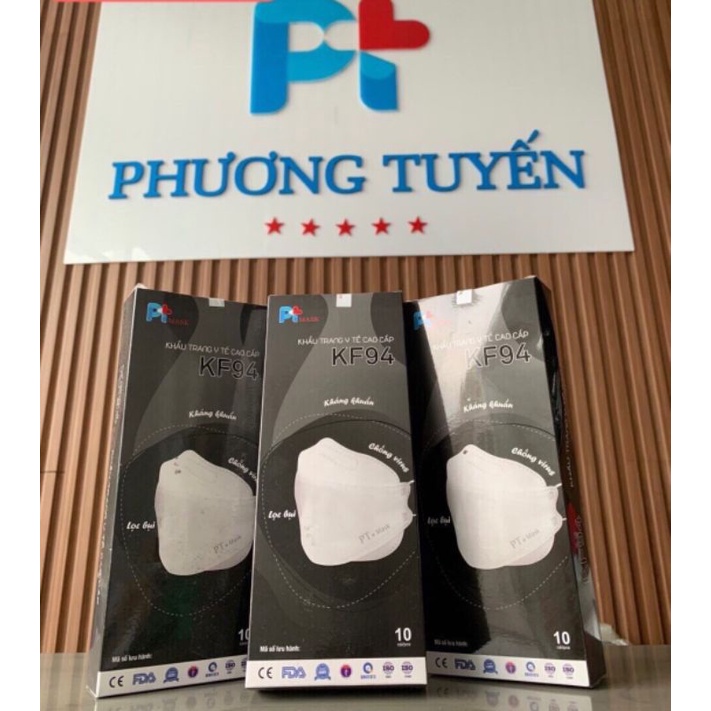 Khẩu Trang Y Tế N95 kháng khuẩn Pro Mask VN.N95 chống bụi mịn ( Hộp 10 cái)