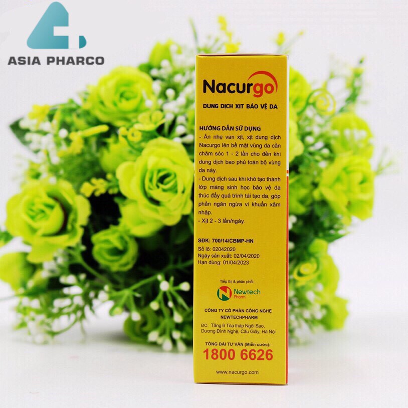 Nacurgo màng sinh học băng vết thương, tránh nhiễm trùng, bảo vệ tái tạo da tổn thương