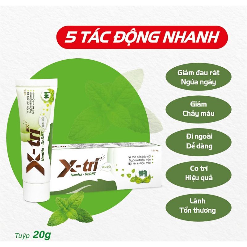 Kem bôi Xtri Nam Hà tuýp 20g