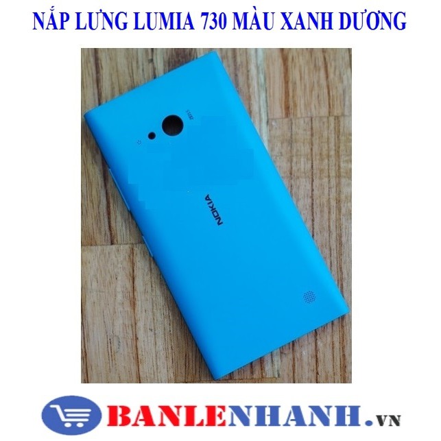 NẮP LƯNG LUMIA 730 MÀU XANH DƯƠNG