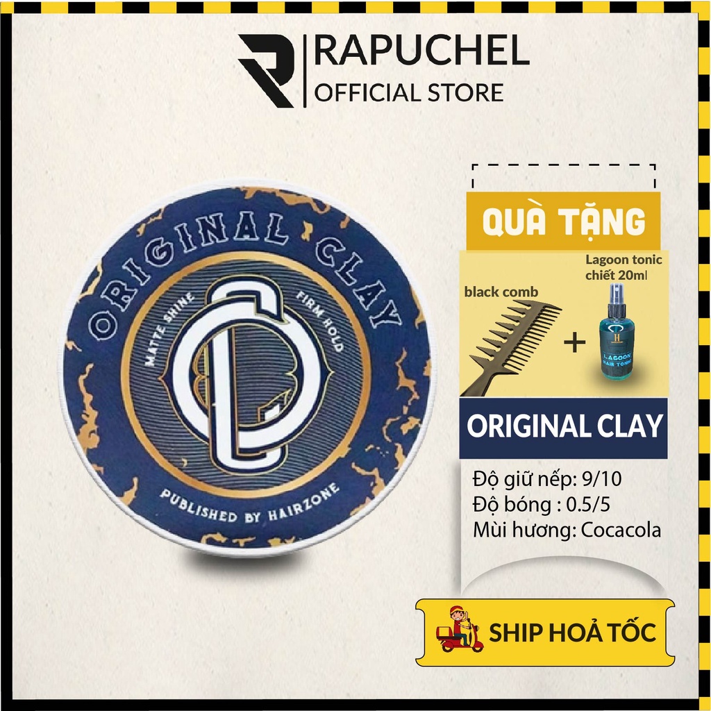 Sáp vuốt tóc nam Original Clay Wax thơm giữ nếp Rapuchel Store SOR01