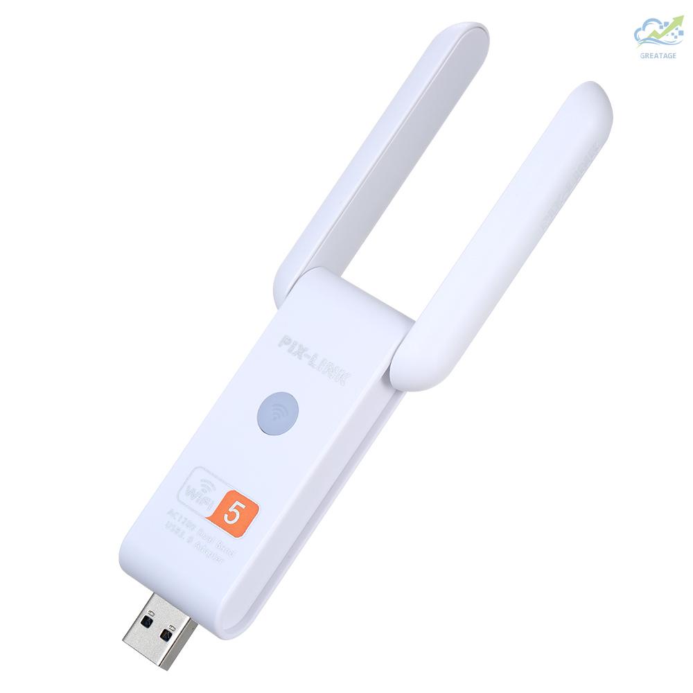 Mới Usb Wifi 2.4g (Up To 300mbps) & 5g (Up Sang 866mbps) / 2 Ăng Ten Cao Cấp | BigBuy360 - bigbuy360.vn