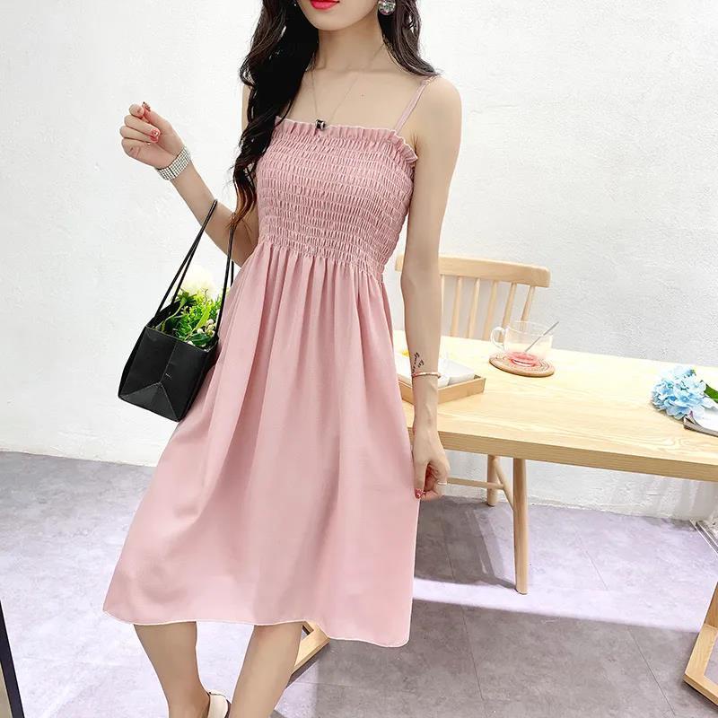 Đầm Hai Dây plus size Làm Mát Mùa Hè Cho Nữ