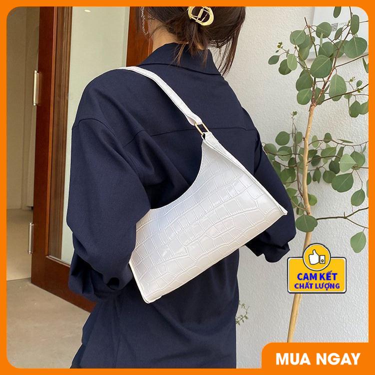 Túi kẹp nách xách tay nữ da PU thời trang đi chơi đi dạo phố phong cách sang trọng thanh lịch ST912