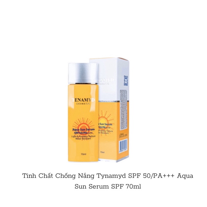 Kem chống nắng Tenamyd, Huyết Thanh Chống Nắng Tenamyd SPF50/PA+++Aqua Sun Serum SPF 70g