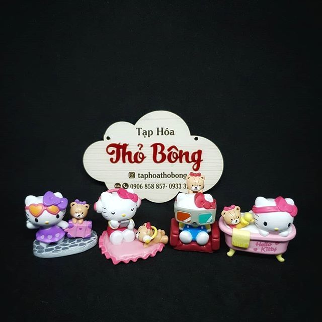 Hello Kitty At Home bộ 4 em  { Hàng có sẵn }