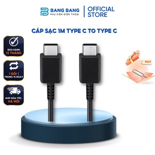 Dây cáp sạc nhanh samsung note 10 zin new 2 đầu typec