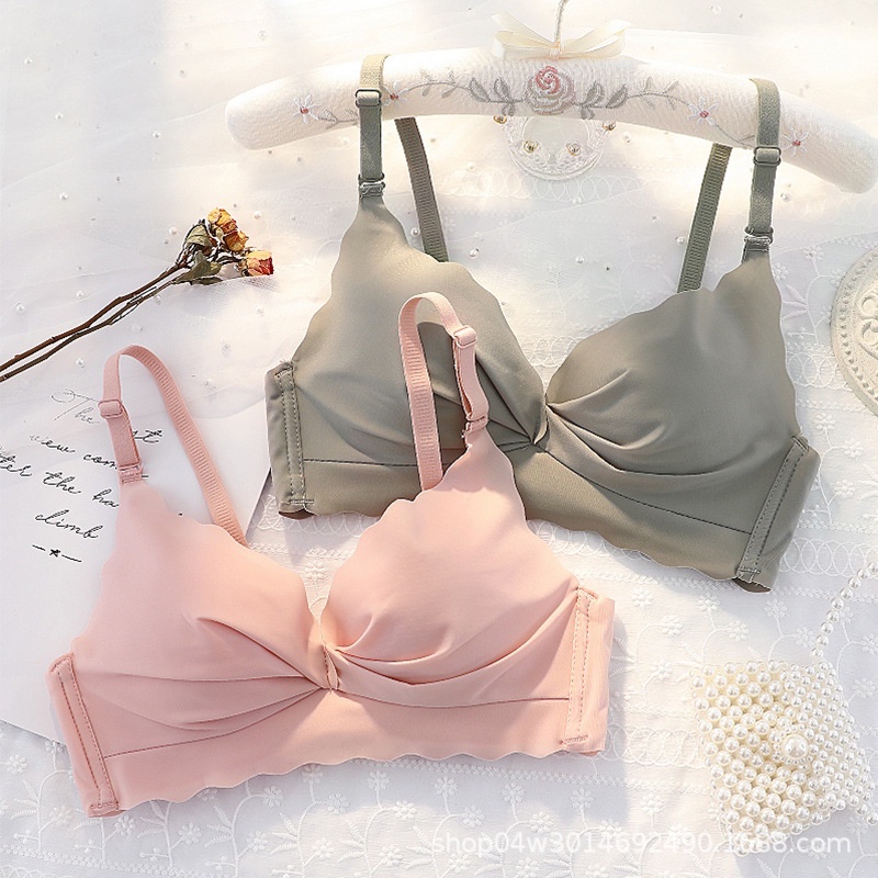 [Mã FAMARAL1 giảm 10K đơn 50K] Áo ngực su đúc non không gọng Vanvene đệm 2cm nâng ngực nơ xoắn cách điệu mới A980 | BigBuy360 - bigbuy360.vn