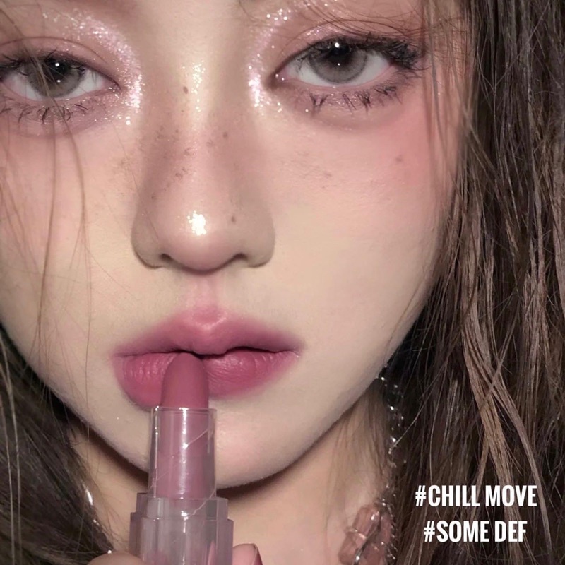 [FREE SHIP] Son Thỏi Lỳ 3CE Vỏ Trong Clear Layer Edition