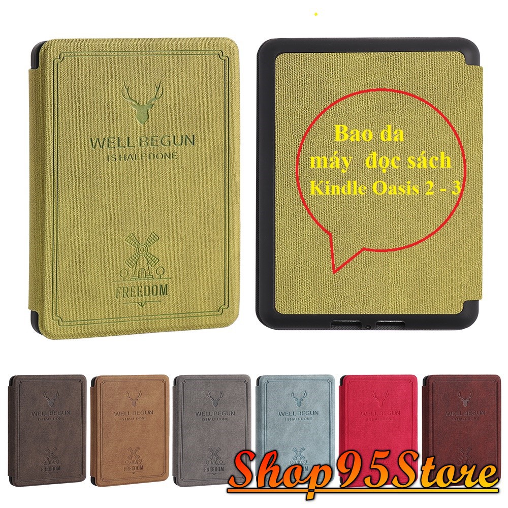 Bao da máy đọc sách Kindle Oasis 2 Oasis 3 - Hươu