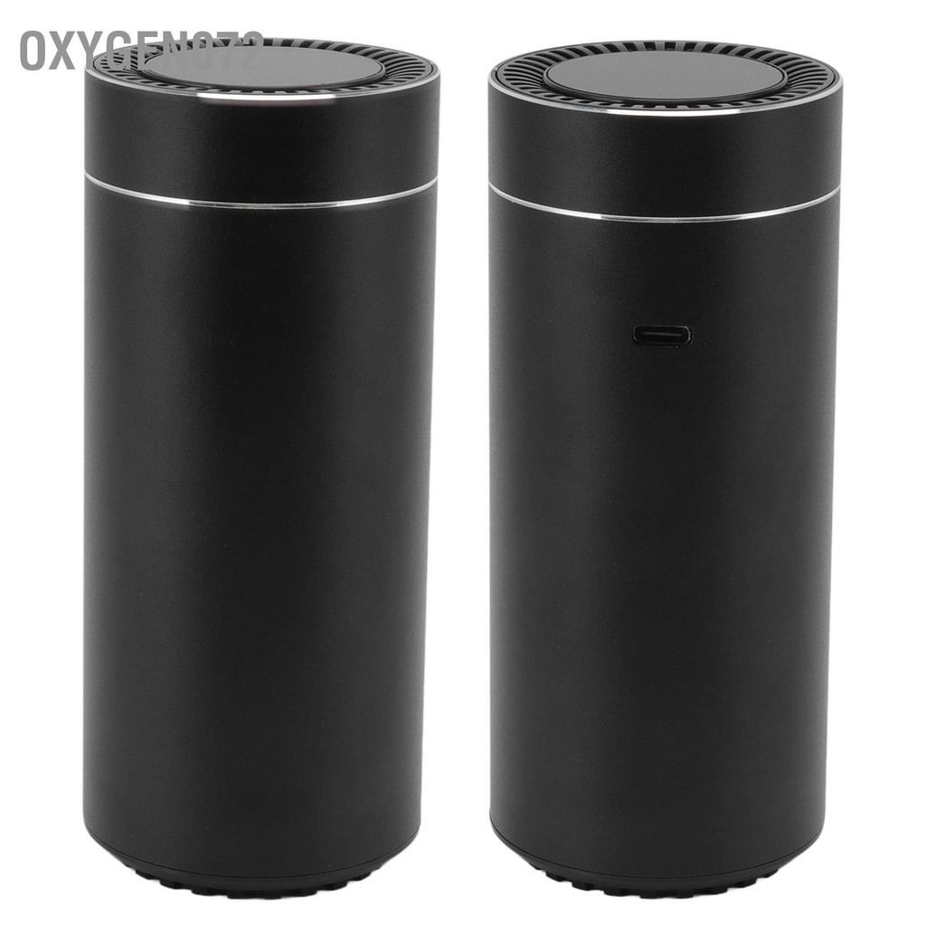 Oxygen072 Máy lọc không khí Sạc USB Vỏ hợp kim nhôm khử mùi ozone cho tủ lạnh nhà vệ sinh ô tô Tủ giày