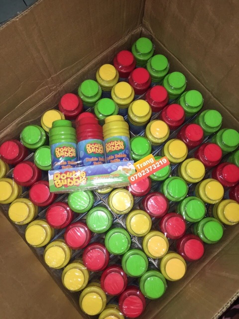 Chai nước bong bóng xà phòng 250ml , 750ml