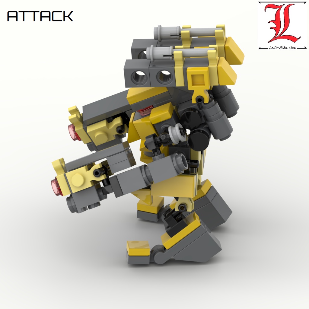 Đồ chơi lắp ráp Moc Mech Robot Attack