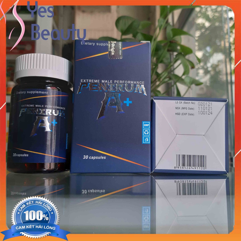 Viên Uống Sinh Lý Penirum A - Tăng Phong Độ Nâng Bản Lĩnh - Chính Hãng Hộp 30 Viên Phiên Bản Cải Tiến