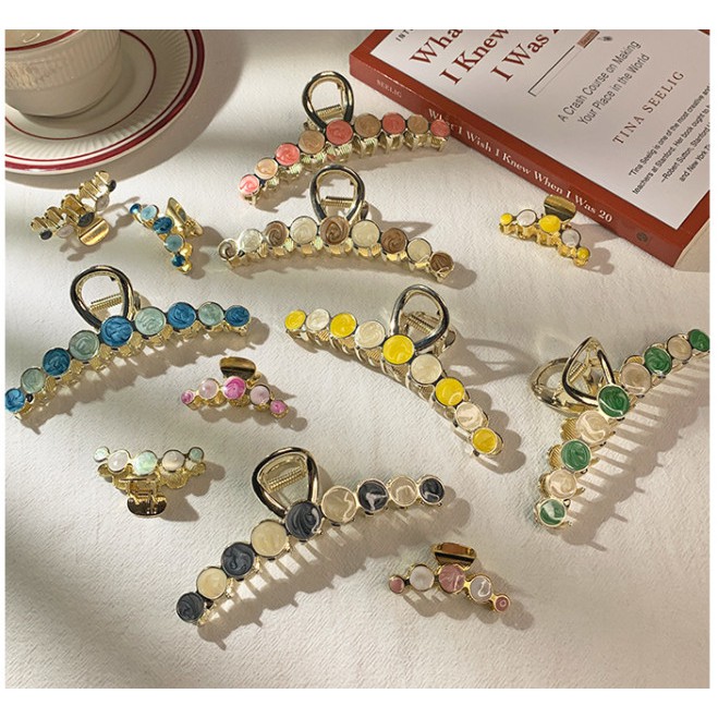 KẸP TÓC ĐÍNH ĐÁ XINH NHIỀU MÀU HQ