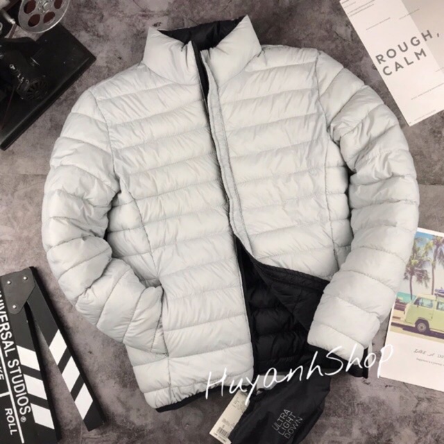 [XẢ KHO] ÁO PHAO LÔNG VŨ 2 MẶT NAM NỮ SIÊU ẤM