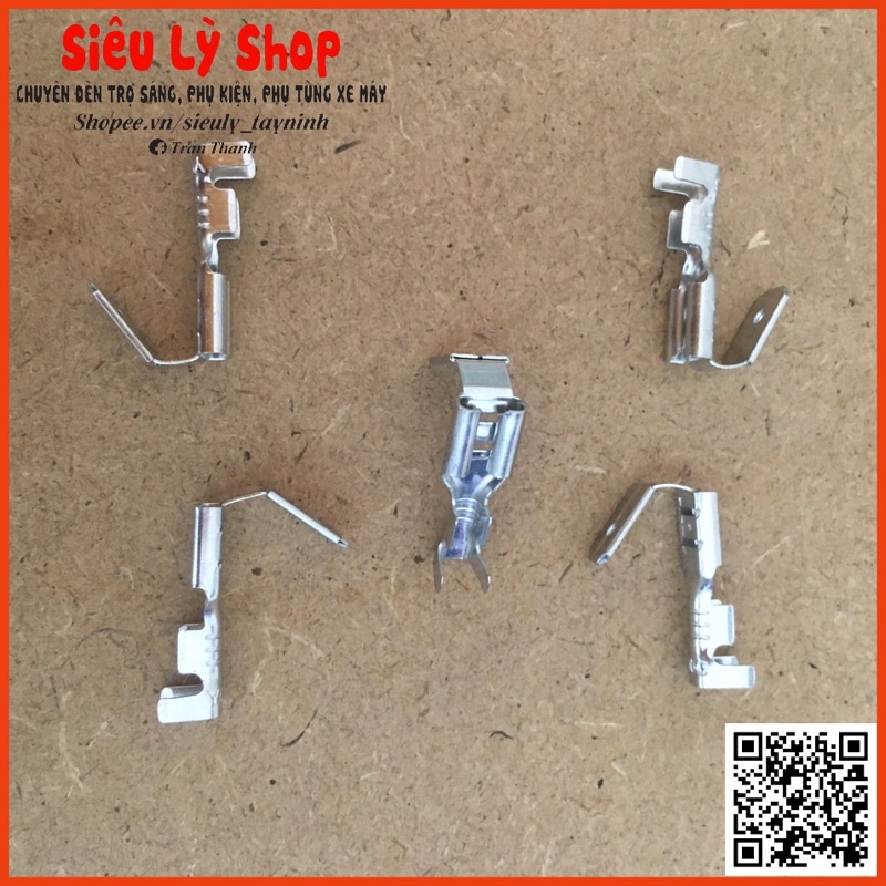 Cos 4.8mm có lưỡi - Lấy điện sau khoá Tay thắng
