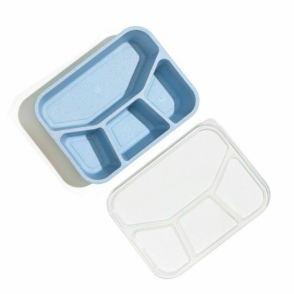 Hộp cơm 4 Ngăn Bằng Chất Liệu Lúa Mạch Thân Thiện Với Môi Trường