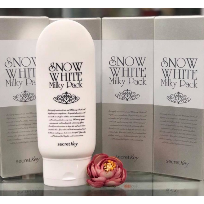 Kem Dưỡng Trắng Secret Key Body Snow White Milky Pack 200g