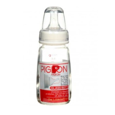 BÌNH SỮA THỦY TINH CỔ HẸP PIGEON 120ML