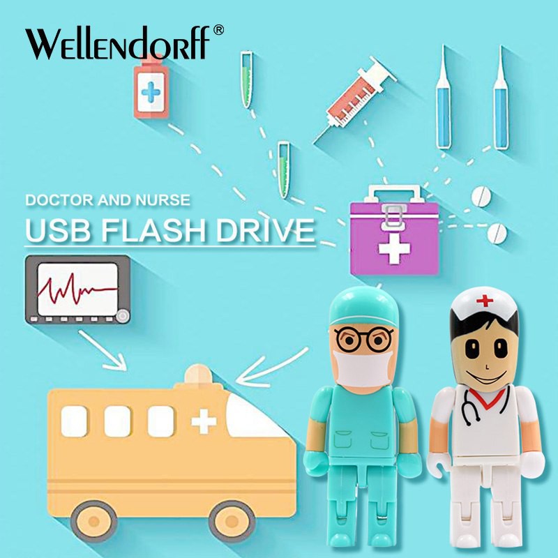 Ổ đĩa USB 512GB hình bác sĩ
