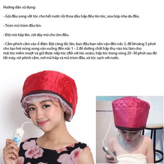 Mũ Hấp Tóc Hấp Dầu Dưỡng Tóc Tiện Ích