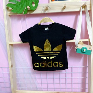 Áo phông cộc tay Adidas 2 màu đen trắng áo cộc cho bé(Hàng cao cấp)