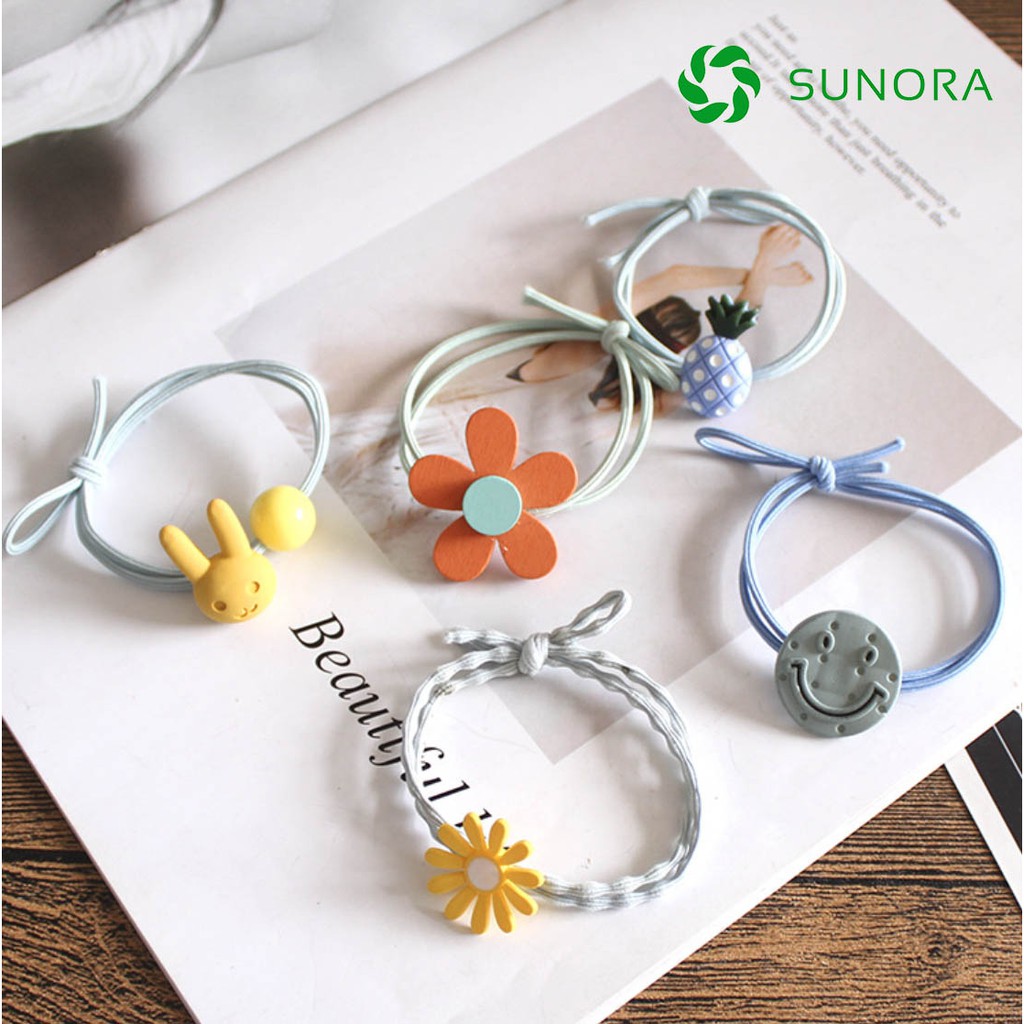 Dây Buộc Tóc Cột Tóc Nữ Đẹp SUNORA Cho Mẹ Và Bé