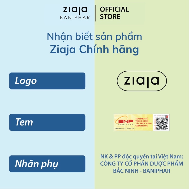 Kem chống hăm cho trẻ sơ sinh và trẻ em Ziaja Baby Diaper Rash Ointment 50ml