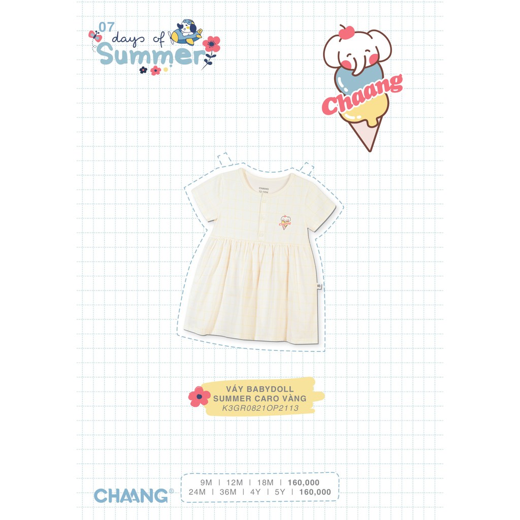 Váy Chaang - Váy cộc tay Babydoll Chaang