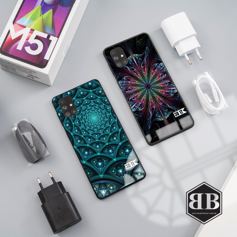 Ốp lưng kính cường lực Samsung Galaxy M51 in hình theo yêu cầu