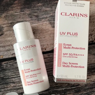 Kem chống nắng Clarin tone hồng trắng 50ml