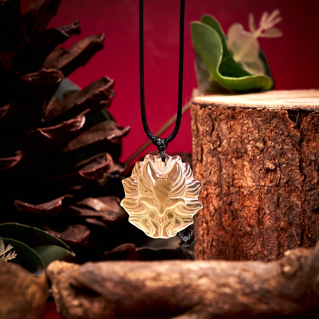 Mặt Đá Hồ Ly Thach Anh Vàng Thiên Nhiên